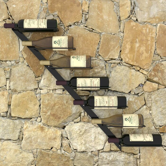 Dudek Wall Mounted Wine Bottle Rack - Deluxe Kitchens